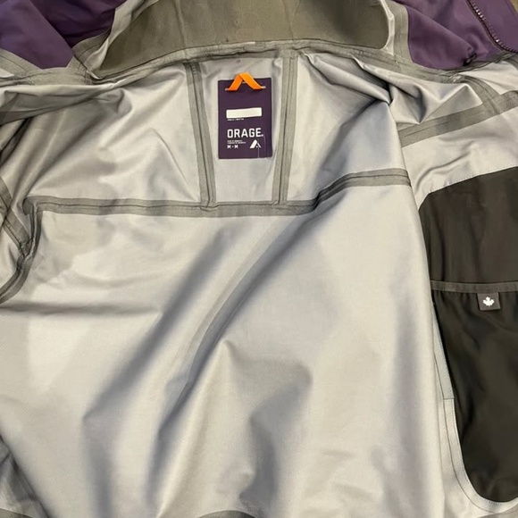 Mens Orage Spire Ski/Snowboard Jacket 2022 (purple) - Picture 3 of 6